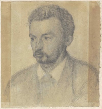 Autoportrait, 1895 - Vilhelm Hammershøi