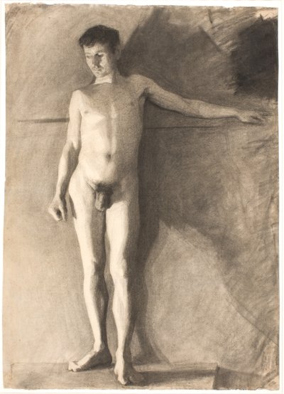 Modèle masculin debout - Vilhelm Hammershøi
