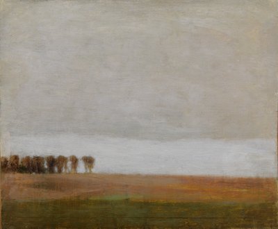 Vue de Jægersborg Allé. Gentofte, au nord de Copenhague - Vilhelm Hammershøi