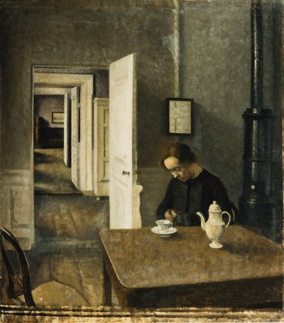 Un intérieur, Strandgade 25, 1915 - Vilhelm Hammershoi
