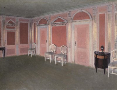 Intérieur de style Louis XVI. De la maison de l