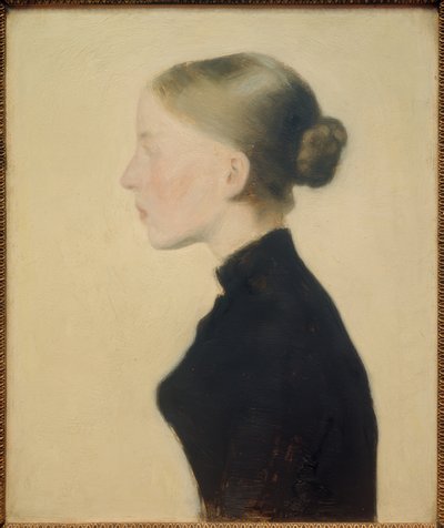 Jeune fille malade - Vilhelm Hammershoi