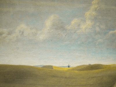 Paysage (vue de Refsnaes), (détail) - Vilhelm Hammershoi