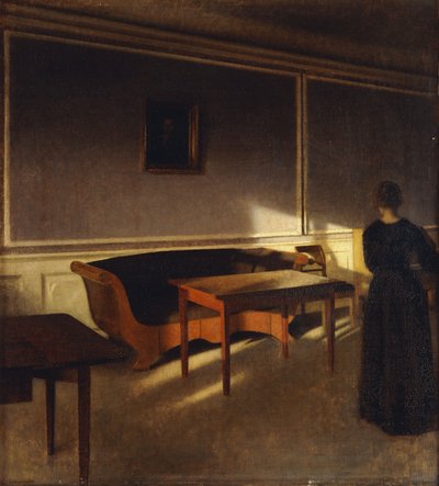Solskin I Dagligstuen, No.1, 1903 - Vilhelm Hammershoi