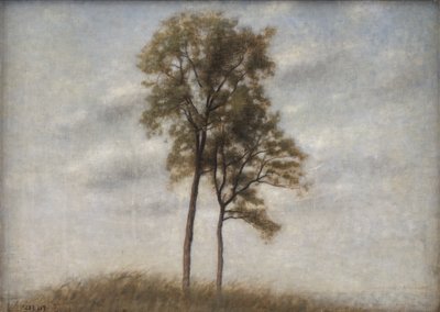 Jeunes chênes - Vilhelm Hammershøi