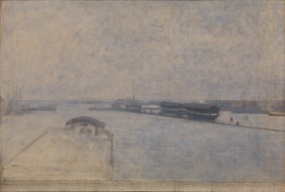 Vue de Kvæsthusgade sur le port de Copenhague - Vilhelm Hammershoi