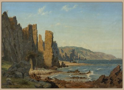 Formation de plage à Bornholm. Scène de Rø - Vilhelm Kyhn