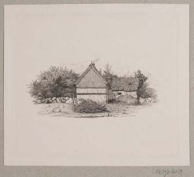 Et bondehus - Vilhelm Kyhn