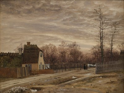 Soir après un dégel. Taabæk, au nord de Copenhague - Vilhelm Kyhn