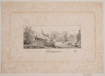 Scène de rue à Frederiksværk - Vilhelm Kyhn
