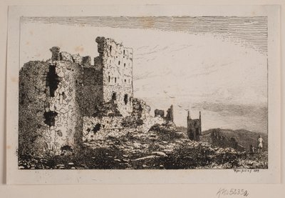 Hammershus à Bornholm - Vilhelm Kyhn