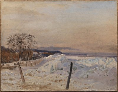 Banquise près de Taarbæk, au nord de Copenhague - Vilhelm Kyhn