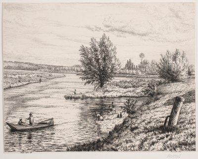 Partie de la rivière Marne - Vilhelm Kyhn