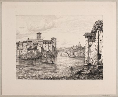 Vue de Ponte Rotto à Rome - Vilhelm Kyhn