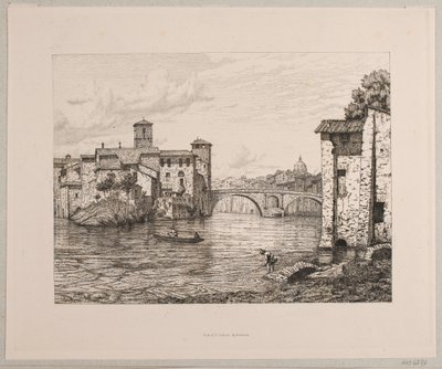 Partie près de Ponte Rotto à Rome - Vilhelm Kyhn