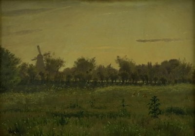 Le pré près de la maison de l