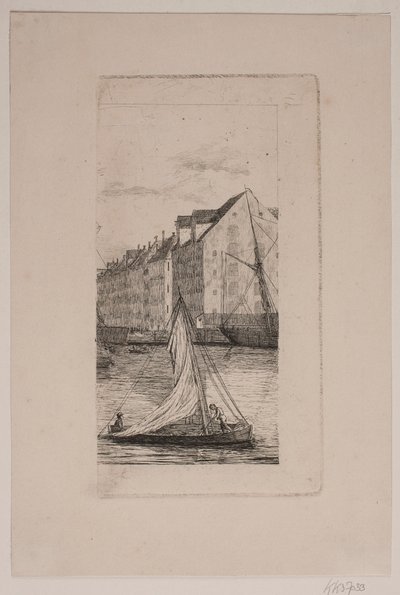 Udenfor Nyhavn Kanal - Vilhelm Kyhn