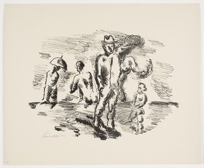 Feuille de "Klingens Kunstnermappe Nr. 2" - Vilhelm Lundstrøm