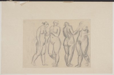 Quatre modèles féminins debout - Vilhelm Lundstrøm
