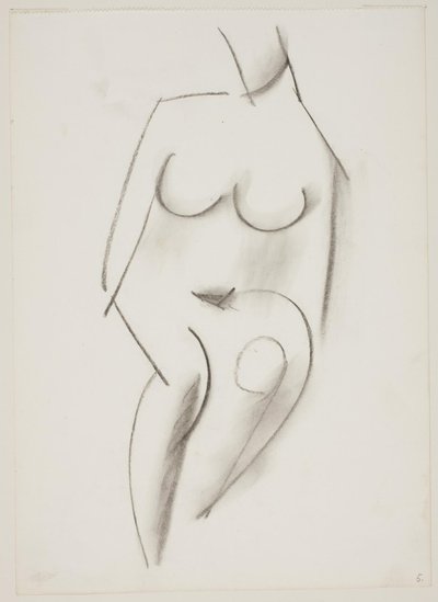 Femme Nue Assise Vue de Face - Vilhelm Lundstrøm