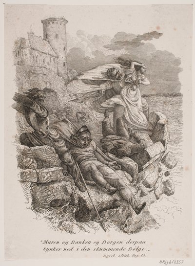 Vignette pour le recueil de poèmes de Th. Wiborg "En Mollaccord" - Vilhelm Pedersen