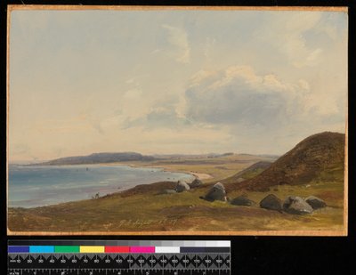 Vue vers Hesbjerg depuis le domaine de Hornbaek, 1857 - Vilhelm Peterson