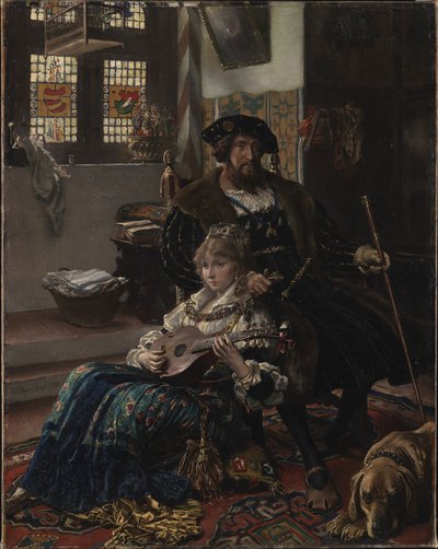 Christian II et Dyveke - Vilhelm Rosenstand