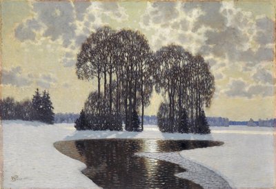 Hiver, vers 1910 - Vilhelms Purvitis
