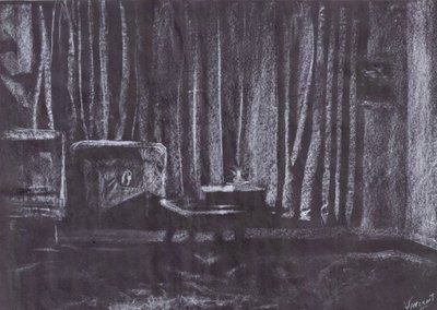 Rideaux à la lumière des bougies - Vincent Alexander Booth