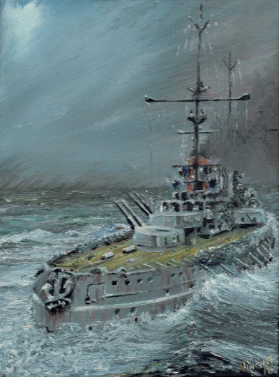 SMS Friedrich der Grosse à Jutland 1916 - Vincent Alexander Booth