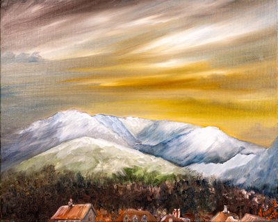 Vue de Coniston - Vincent Alexander Booth