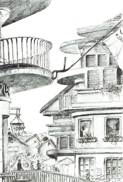 Café à Crans-Montana, Suisse - Vincent Alexander Booth