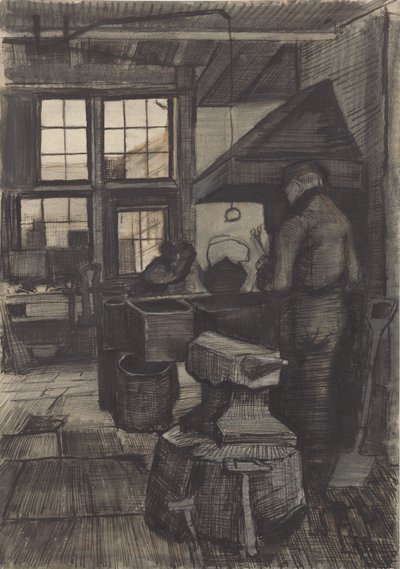 Forge, 1882 - Vincent van Gogh