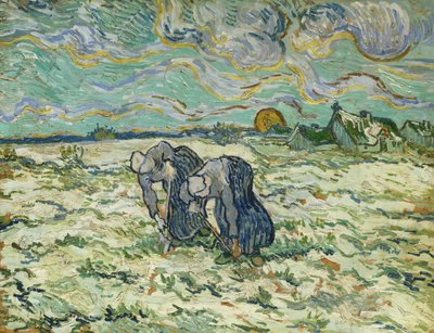 Deux paysannes, 1890 - Vincent van Gogh