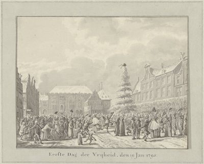 Révolution à Haarlem, 19 janvier 1795 - Vincent Jansz. van der Vinne