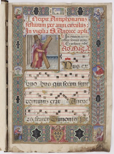 Antiphonaire de La Chapelle Sixtine, propre des saints, saint André - Vincent Raymond