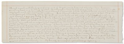 Manuscrit autographe, transcriptions de textes bibliques en anglais - Vincent van Gogh