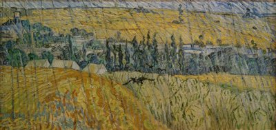 Auvers sous la pluie - Vincent van Gogh