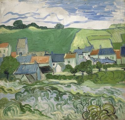 Vue sur Auvers. Auvers-sur-Oise - Vincent van Gogh