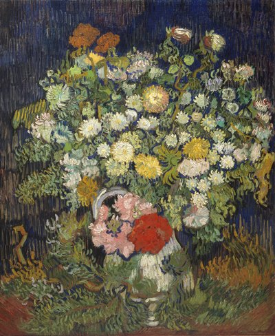 Bouquet de fleurs dans un vase - Vincent van Gogh
