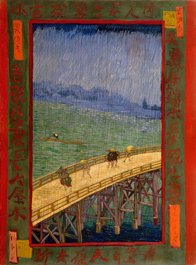 Pont sous la pluie - Vincent van Gogh