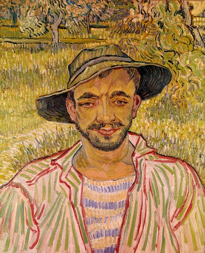 Buste de paysan avec chapeau de paille - Vincent van Gogh