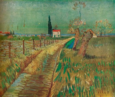 Cottage parmi les champs, vers 1890 - Vincent van Gogh