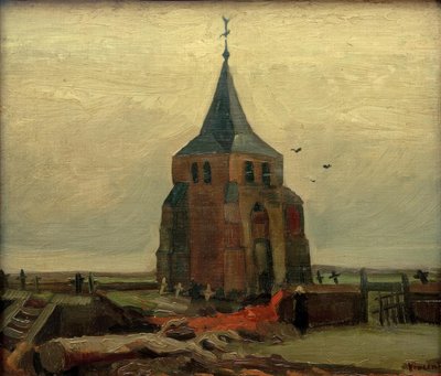 La vieille tour du cimetière de Nuenen - Vincent van Gogh