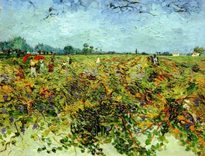 Le vignoble vert - Vincent van Gogh