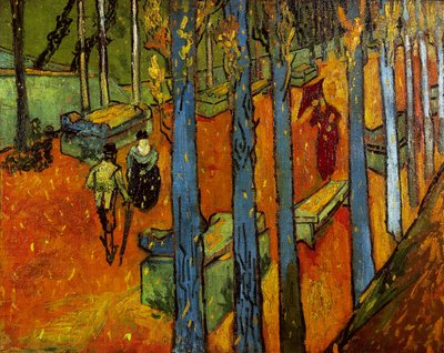 Feuilles tombantes (Les Alyscamps) - Vincent van Gogh