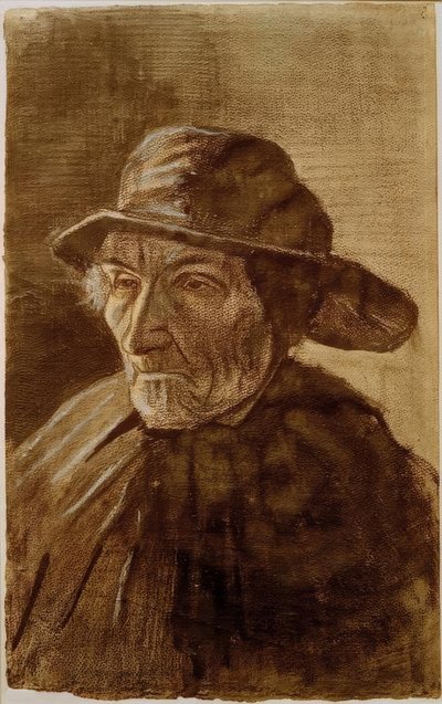 Pêcheur avec un chapeau de sudwester - Vincent van Gogh