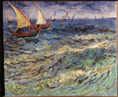 Bateaux de pêche à Saintes-Maries - Vincent van Gogh