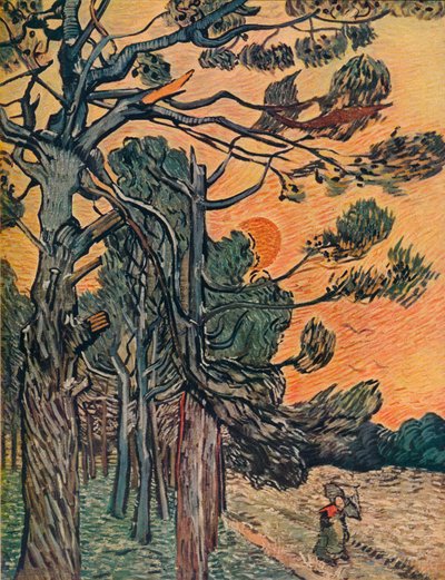 Forêt de sapins au déclin du jour, 1889 - Vincent van Gogh