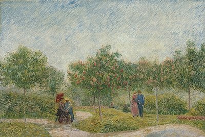 Jardin avec couples : Square Saint-Pierre. 1887 - Vincent van Gogh